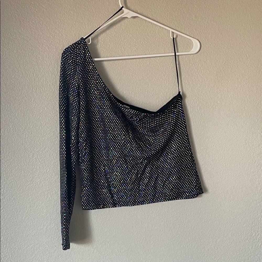 Divided by H&M Long Sleeve One Shoulder Top